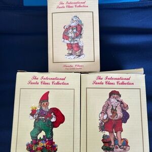 The International Santa Claus Collection Figurines